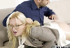 First Anal For Blonde Babe Samantha Rone